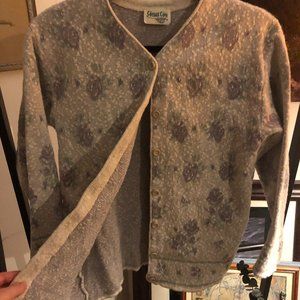 Cozy Floral Cardigan